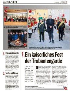 Kleine Zeitung, 10.11.2015, S.26