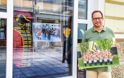 Schaufensterausstellung vor dem Wiesenmarkt